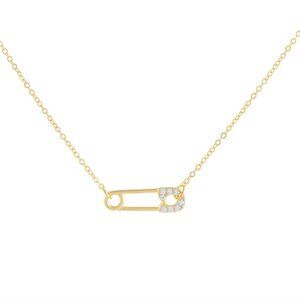 Safety Pin Necklace